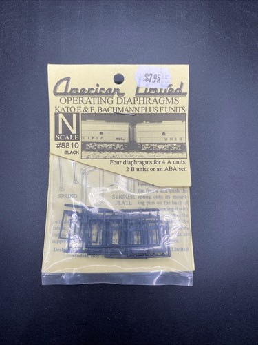 American Limited HO #9913, diafragma de funcionamiento - unidad diésel Stewart F, paquete de 3 | Condition: New