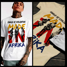 African T-Shirt African Tribal Cultural Masquerade Afrikan Roots Size S-2XL Tee