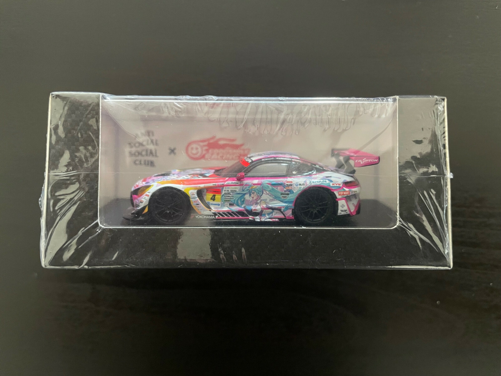 Anti Social Social Club X Good Smile Racing Hatsune Miku 1/64 Scale Mini Car F&F