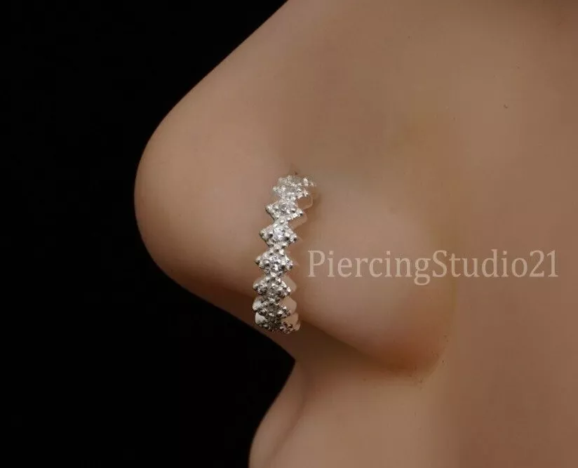 Indian Nose Ring Traditional Nose Ring Crystal Nose Piercing Christmas Sale