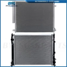 For 2016-2019 Honda Civic 2.0L Aluminum Radiator & AC Condenser Cooling Kit