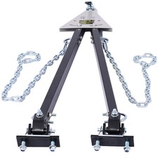 Adjustable 5000lbs Universal Car Rv Tow Bar For Flat Dinghy Towing 2 Coupler