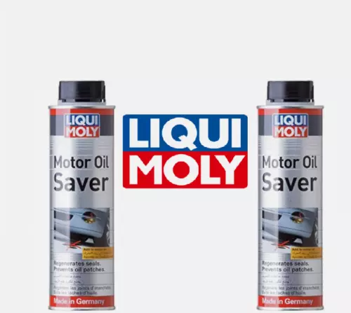 Set of 2 Liqui Moly Motor Oil Saver Oil Loss Stop Engine Oil Stop Leak 300 ML