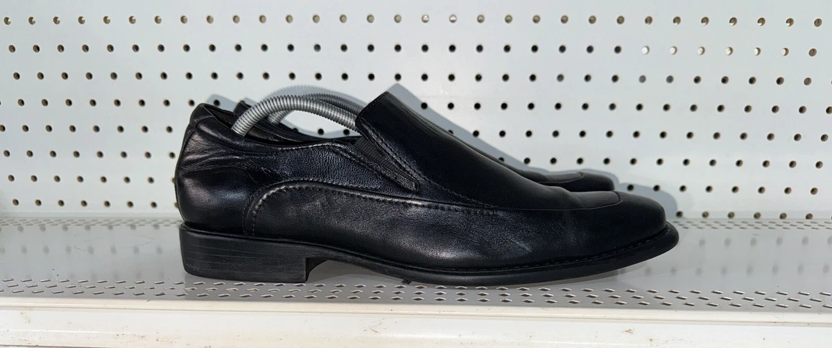 Johnston & Murphy Tilden Mens Leather Slip On Casual Dress Loafers Size 12 Black Johnston & Murphy Dress Loafers Shoes Men 9 Black Tilden  main image 3