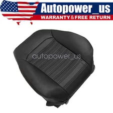 Replacement For 2013-2017 Ford Fusion Driver Side Top Leather Seat Cover Black