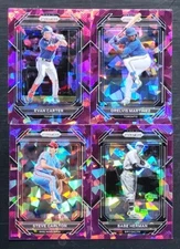 2023 Panini Prizm Baseball PURPLE ICE PRIZMS with Rookies You Pick the Card