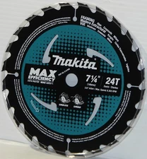 Makita B-61656-5 7‑1/4" 24T Carbide‑Tipped Circular Saw Blades, 5 pk