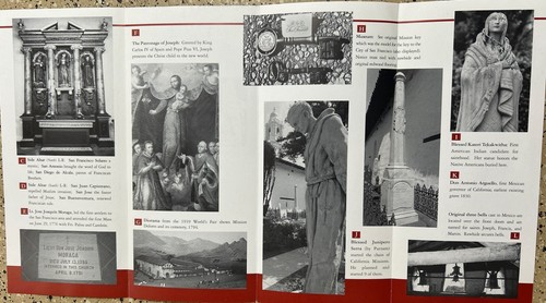 VTG MISSION DOLORES SAN FRANCISCO CA PAMPHLET ADV BROCHURE - Picture 3 of 4