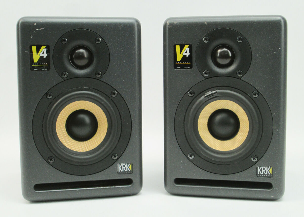 PAIR of KRK V4 Series 2 II Bi-Amplified Studio Monitors PAIR of KRK V4 Series 2 II Bi-Amplified Studio Monitors