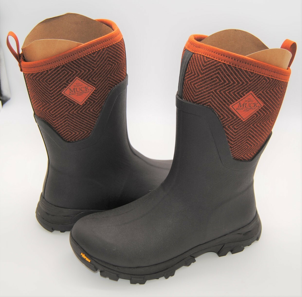 Muck Arctic Ice Mid Height Boots Orange 