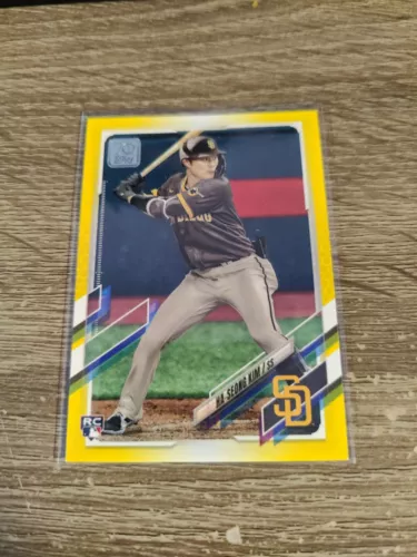 HA SEONG-KIM RC 2021 TOPPS #398 WALGREENS YELLOW PADRES FREE SHIPPING