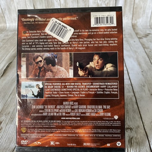 The Enforcer (DVD, 2001, Clint Eastwood Collection Widescreen) New Sealed - Picture 2 of 4