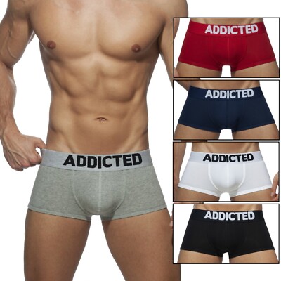 【ADDICTED】MY BASIC BOXER AD SEXY UNDERWEAR SPORTS TRUNK AD468