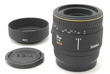 [ Mint ] Sigma EX Macro 50mm F/2.8 Sigma  lens Black with cap From JAPAN