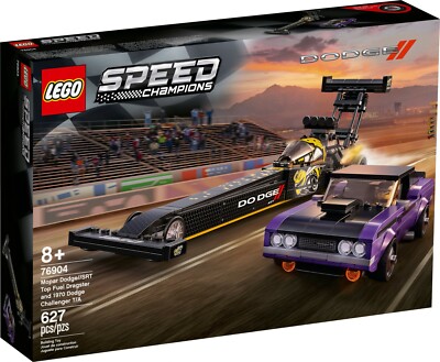 LEGO  SPEED CHAMPIONS 76904 Mopar Dodge//SRT Dragster & 1970 Dodge Chal. NEU&OVP