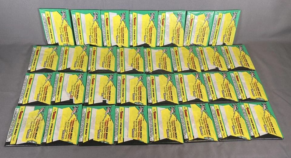 Star Wars 1977 🟢🟡🔴 🟢🌑/sin abrir - Paquete de cera Topps sellado (1); Serie 4 Foto 3 de 4