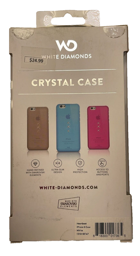 White Diamonds Heartbeat Crystal Case for iPhone 6 - White - Picture 7 of 7