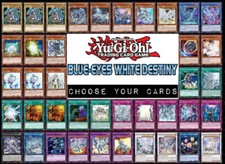 CHOOSE YOUR CARDS: Blue Eyes White Destiny Structure Deck Yugioh TCG NM SDWD CHOOSE YOUR CARDS: Blue Eyes White Destiny Structure Deck Yugioh TCG NM SDWD