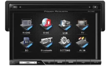 POWER ACOUSTIK PD-710B SINGLE DIN STEREO WITH 7" TOUCHSCREEN LCD USB & BLUETOOTH