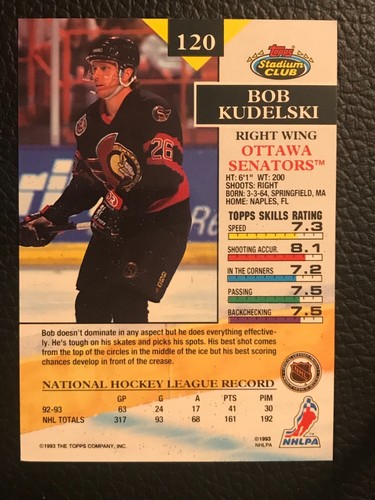 1993 - 94 Topps Stadium Club Hockey- - - Pick A Card -#1 - #246 - Picture 126 of 248