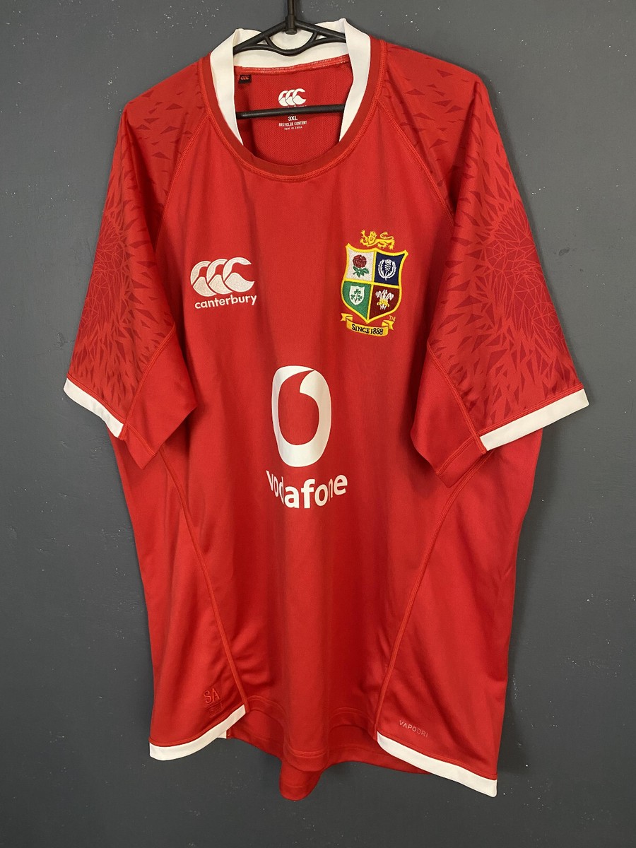 Maillot domicile rouge Canterbury Lions britanniques et irlandais 2021