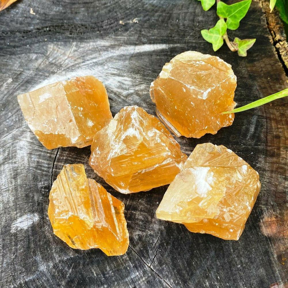 Natural Citrine Rough Healing Crystal Stone 30g Calcite V5B4 W8V6