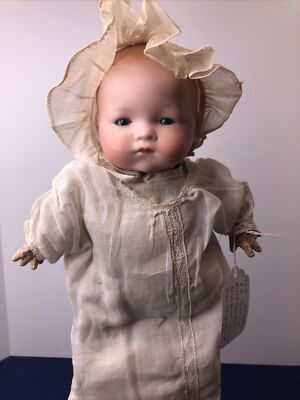 13.5  Antique German Dream Baby AM Armand Marseille Doll 10  Head Cir. Cloth #w