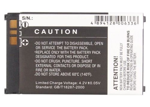 3.7V battery for Sharp GX17, GX-T29, GZ100, GX293, GX-T17, GX-F200, GX15, GX31, - Picture 2 of 6
