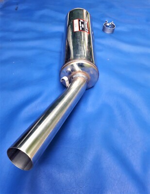 Supersprint Endschalldämpfer Gruppe A 60mm passt für Golf1,Scirocco1,(Edelstah)
