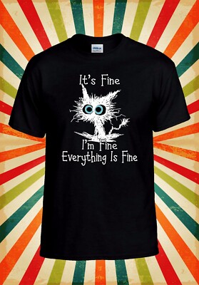 It`s Fine I`m Fine Everything is Fine Herren Damen Unisex Baseball T-Shirt Top 2855