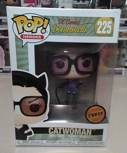 Funko Pop! Heroes #225 Catwoman Chase - DC Comics Bombshells - Free Shipping!