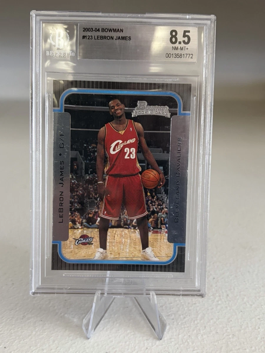 Bowman LeBron James Basketball Rookie Sports Trading Cards for