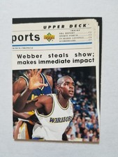 1994-95 Upper Deck Chronicle Chris Webber Golden State Warriors #207
