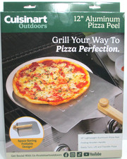 Cuisinart 12" Aluminum Pizza Peel Space Saving Folding Wood Handle NEW in Box
