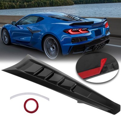 Rear Split Window Applique Louver Molding Trim For Corvette C8 Coupe 2020-2025