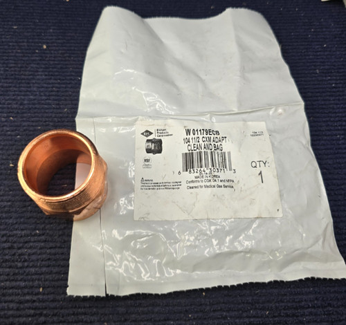 (QTY 10) EPC W01179ECB: 104 1-1/2 CXM ADAPTER CLEAN AND BAG