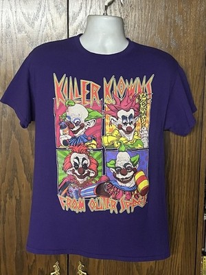 Killer Klowns From Outer Space Tee Purple Clown Horror Shirt Size M The Dickies