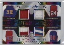 2024 Leaf ITG Used Sports Rainbow Holo Foil 21/40 Antonio McDyess Joe Smith 1oa6
