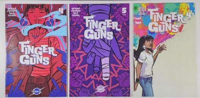 FINGER GUNS #4 Cover A & B #5 NM VAULT COMICS 2020 lot of 3