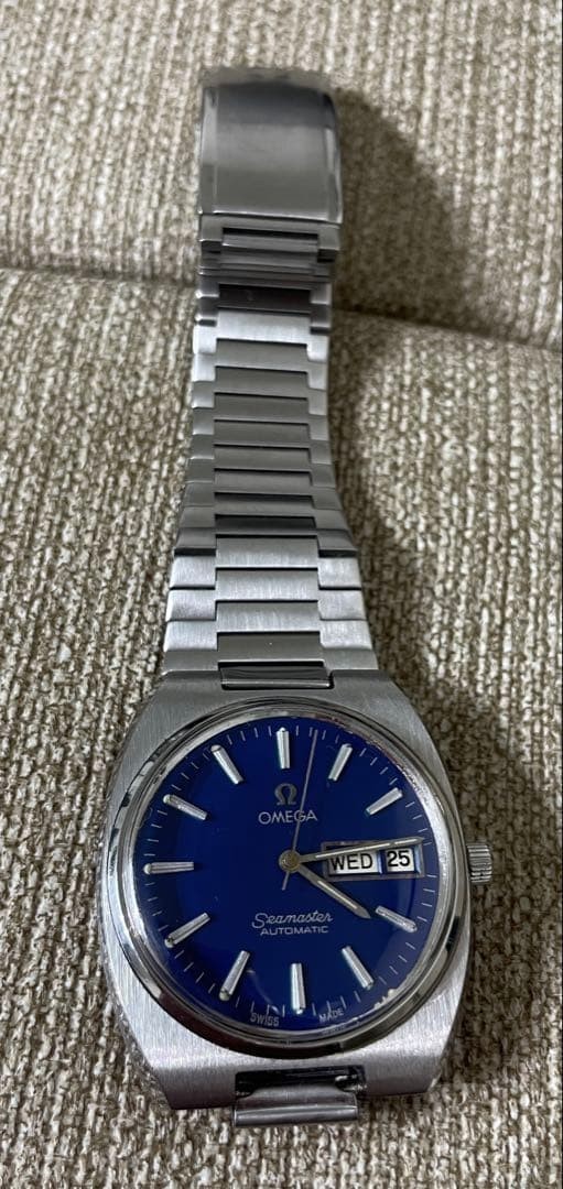 OMEGA Seamaster 1660216 Automatic 37mm Stainless Steel Blue Dial