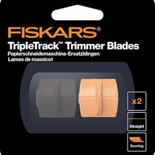 Fiskars Blades: Tripletrack™: Straight Cutting and Scoring: Pack of 2 F9685T