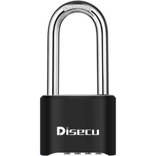 Heavy Duty 4 Digit Combination Lock Outdoor Waterproof Padlock with 2.5 Inch