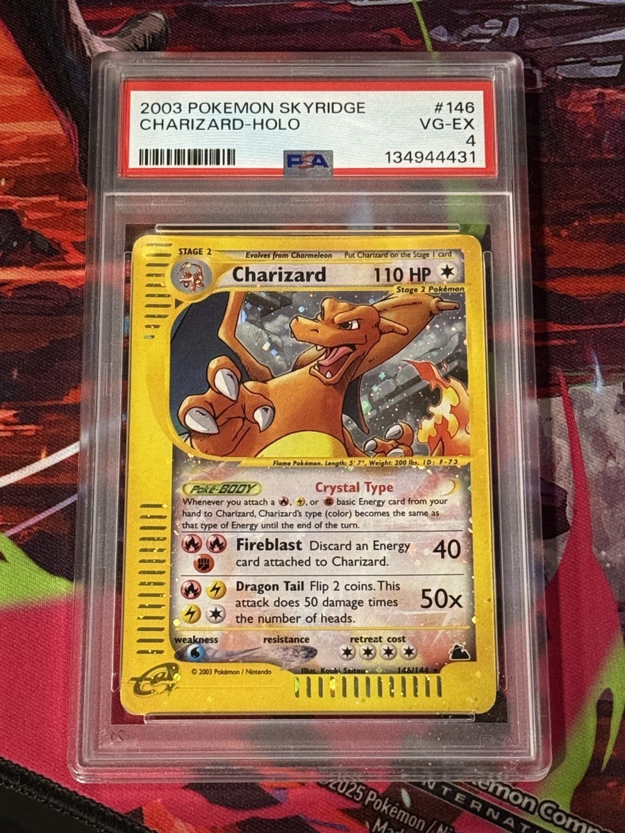 POKEMON TCG Charizard 146/144 Skyridge Holo | eBay