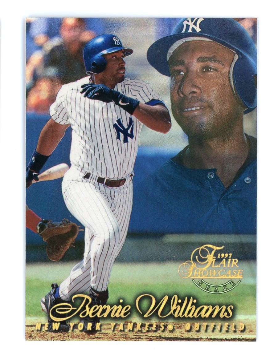 1997 Flair Showcase Flair Showcase Row 1 (Grace) Bernie Williams #51