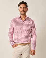 johnnie-O Top Shelf Button Down Shirt - Ansel Petal Size L