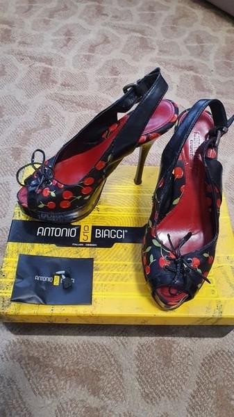 Women Heels Textile 37