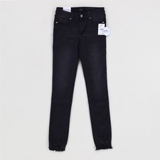 Joe's Girls Charcoal Black Denim The Rocker Ankle Skinny Jeans Big Kids Size 16