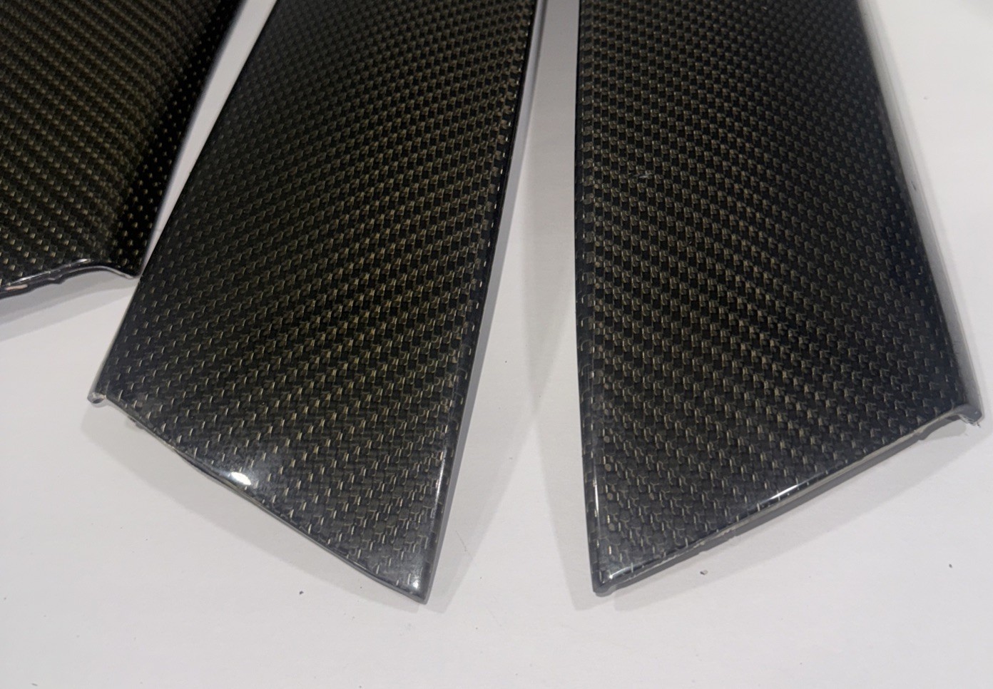 2003-2008 Maserati Quattroporte Carbon Fiber Door Trim Set (4) Real Carbon Fiber