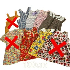 Girls Overalls Dress 8 pcs Bulk 100cm & 110cm Toddler Clothing