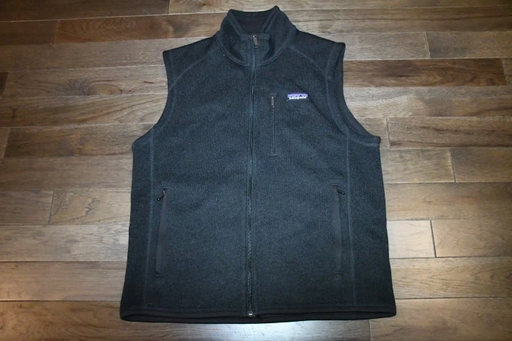 Men's PATAGONIA Black Better Sweat Vest Size Medium M